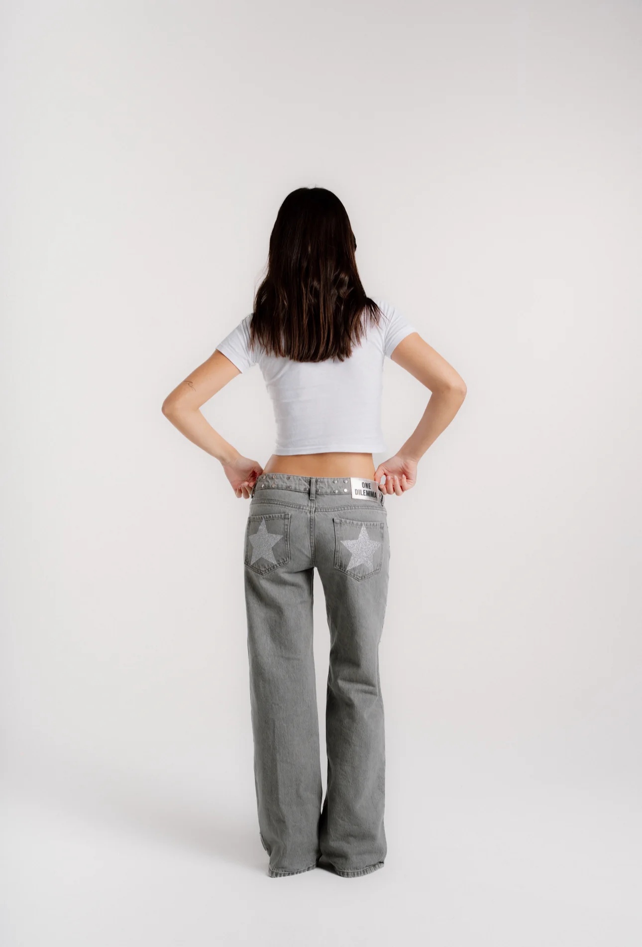 GREY JEANS SHINY STAR - Image 4