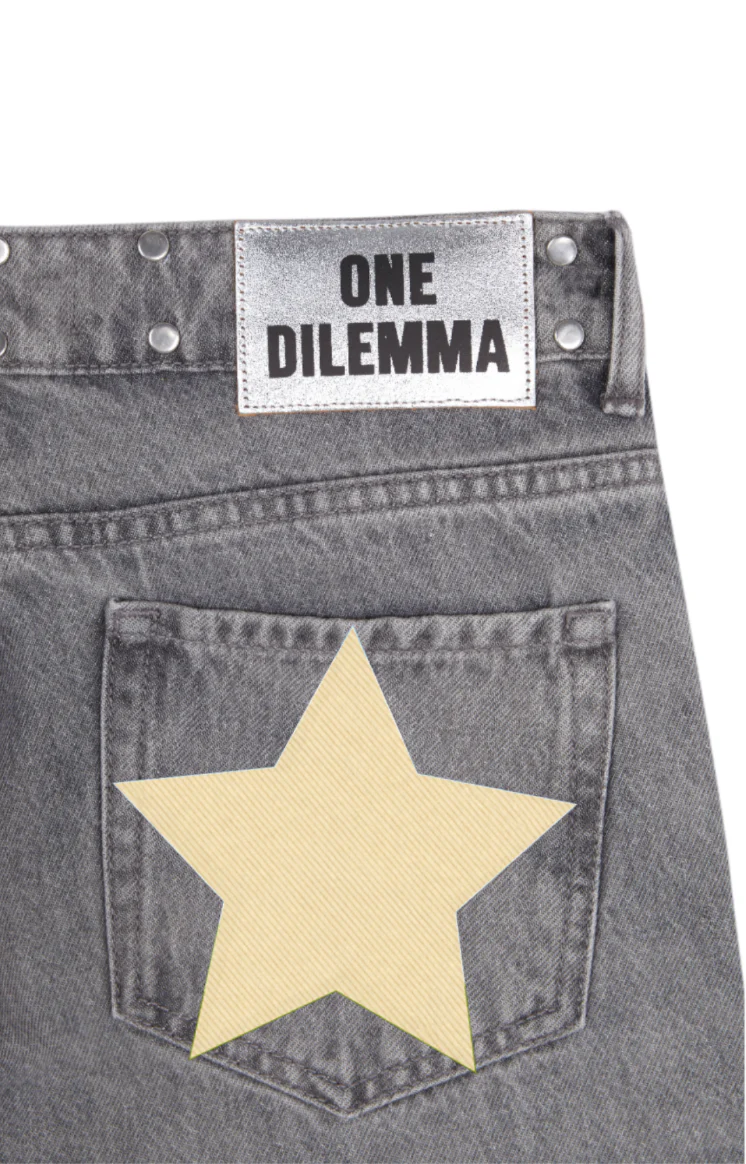 GREY JEANS YELLOW STAR - Image 4