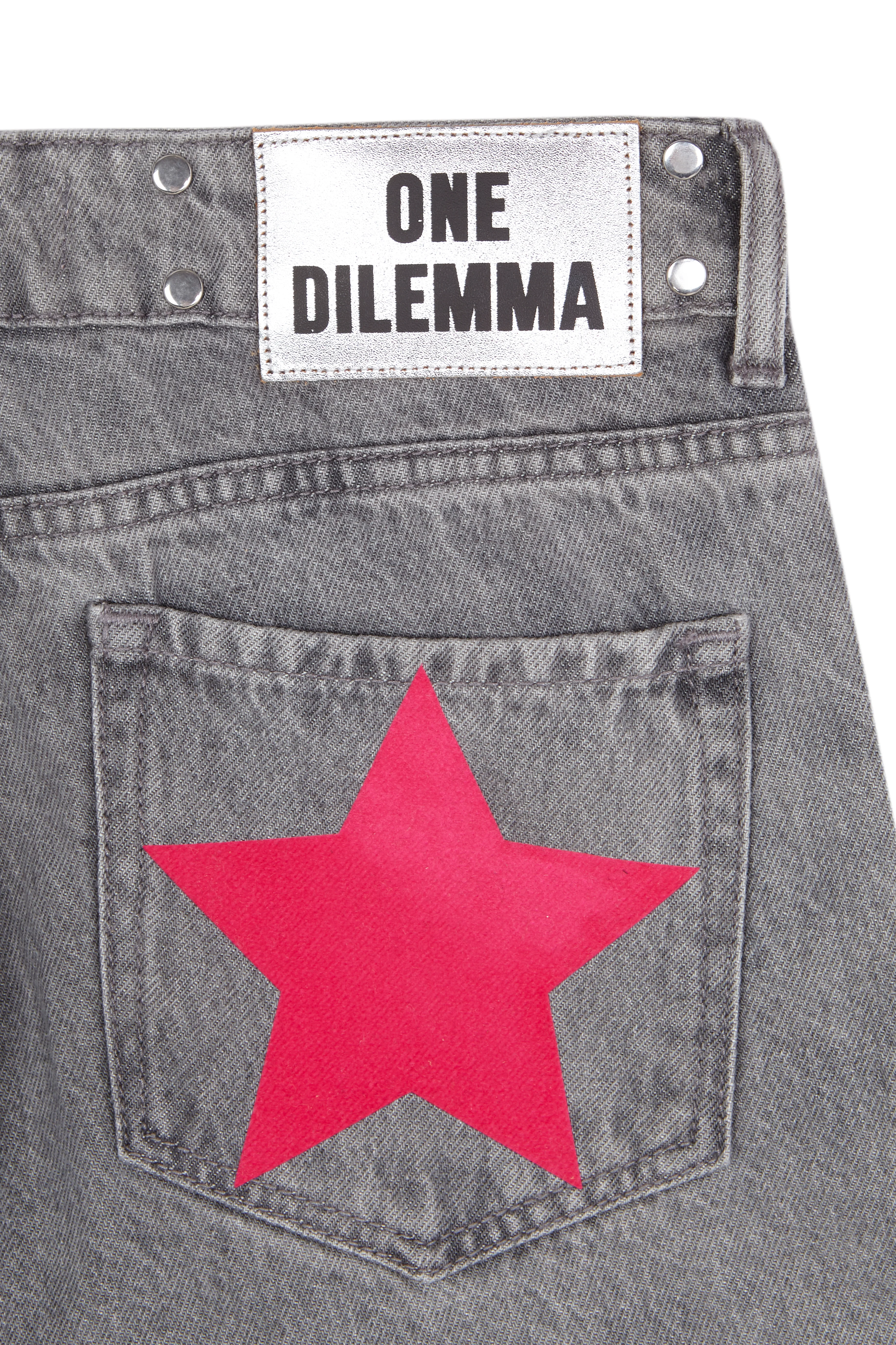 GREY JEANS PINK STAR - Image 3