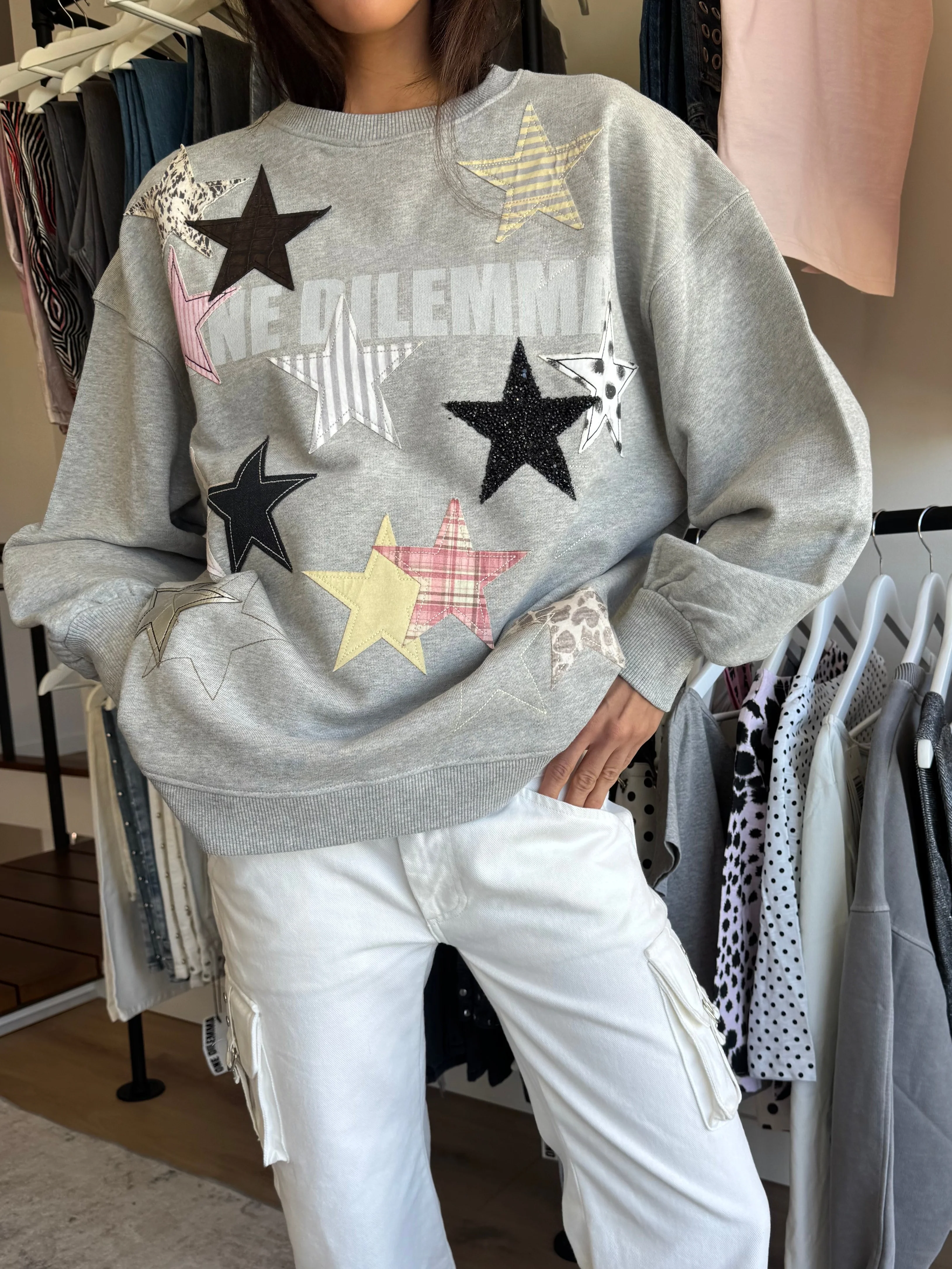 PATCHES STARS HOODIE - Image 2